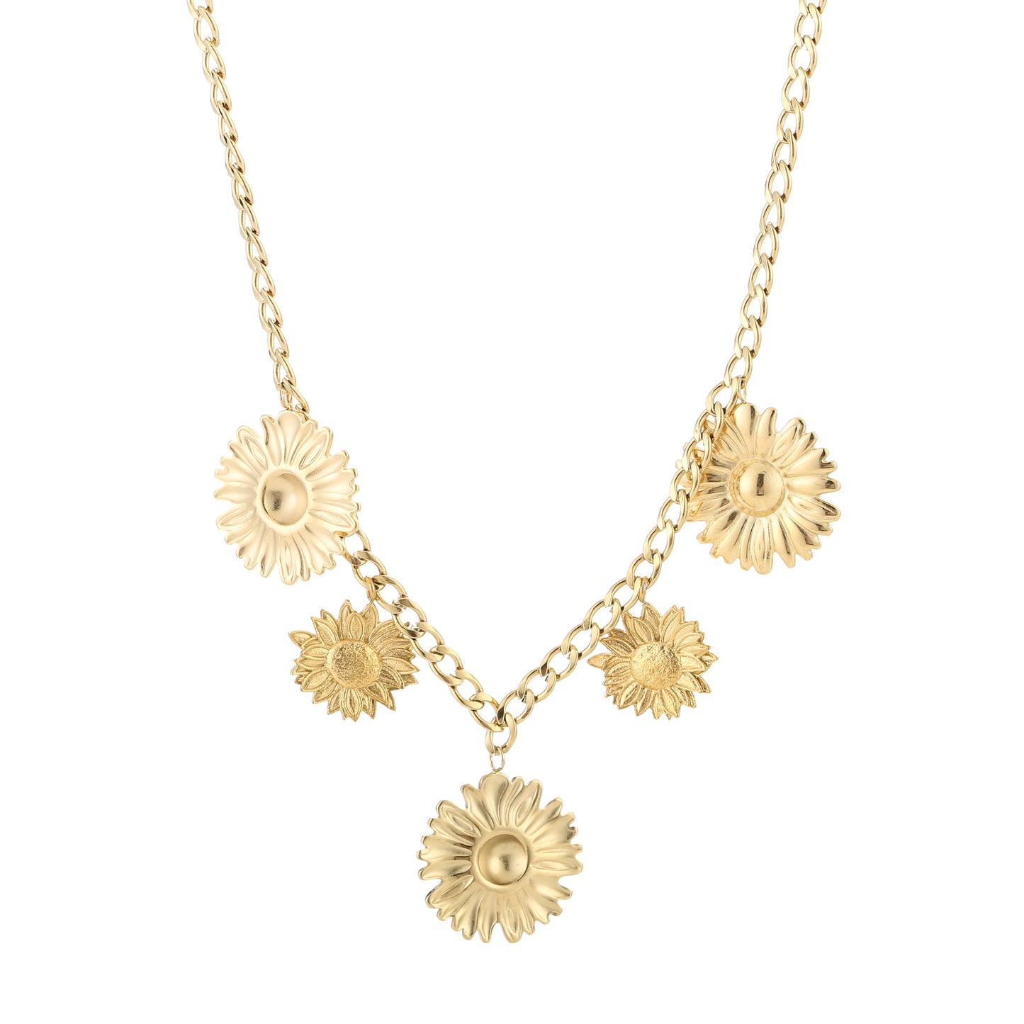 Ketting met bloemen