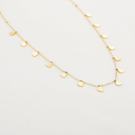 Ketting met subtiele hartjes