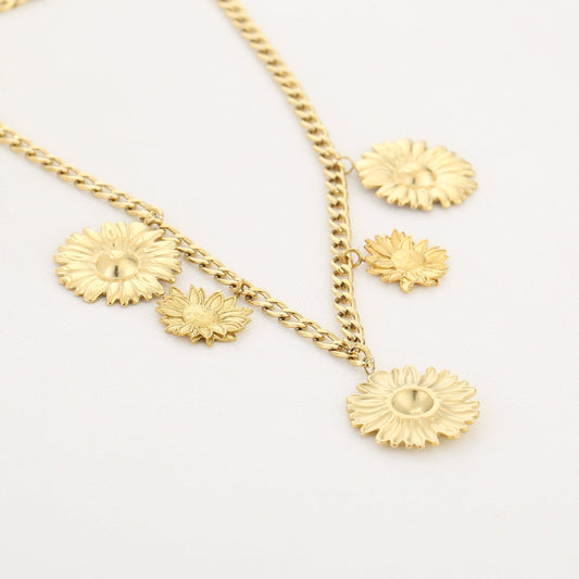 Ketting met bloemen