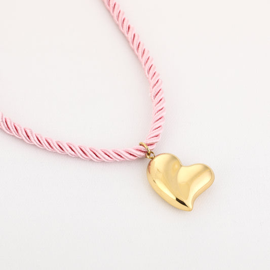 Beach ketting met hartje
